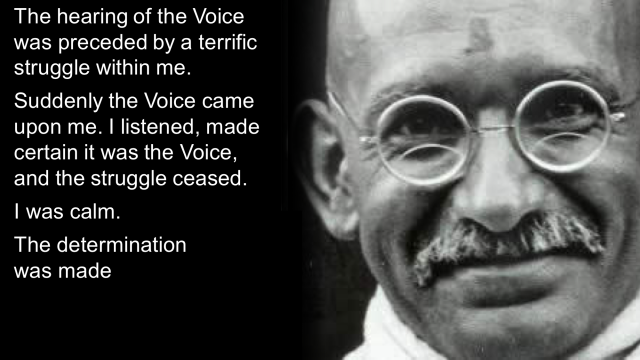 Gandhi the voice III